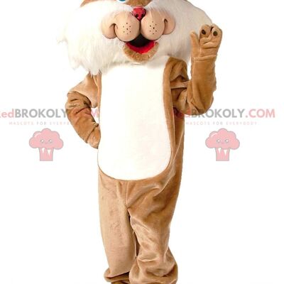 Bufalo marrone REDBROKOLY mascotte, costume toro gigante / REDBROKO_011010