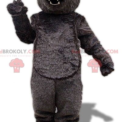 Black and white panda REDBROKOLY mascot, Asian teddy bear costume / REDBROKO_011027