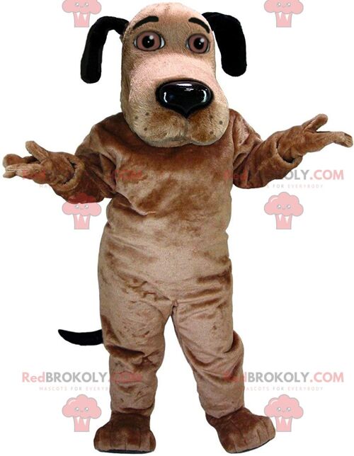 Brown bear REDBROKOLY mascot, giant brown bear costume / REDBROKO_011036