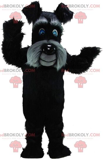 Mascotte de bouledogue géant REDBROKOLY, costume de chien gris en peluche / REDBROKO_011069