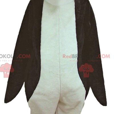 Black and white skunk REDBROKOLY mascot, giant polecat costume / REDBROKO_011124