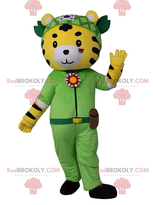 Child king REDBROKOLY mascot, prince costume with a crown / REDBROKO_011193