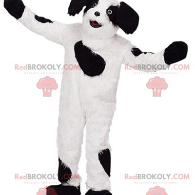 Rabbit REDBROKOLY mascot with a colorful vest, big rabbit costume / REDBROKO_011209