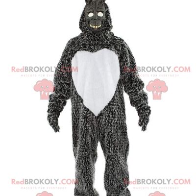 REDBROKOLY mascot sea lion, giant gray sea lion, sea lion costume / REDBROKO_011217