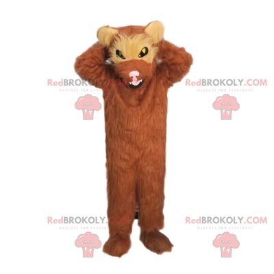 Mascotte REDBROKOLY di rinoceronte grigio completamente personalizzabile / REDBROKO_011353