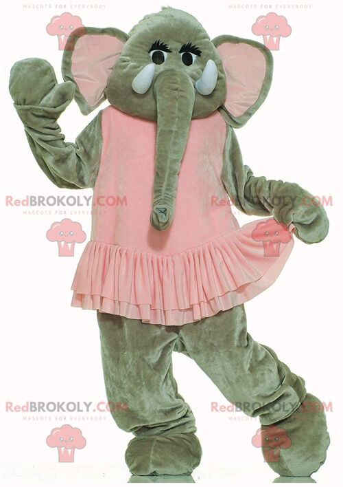 Green and yellow turtle REDBROKOLY mascot, green animal costume / REDBROKO_011395