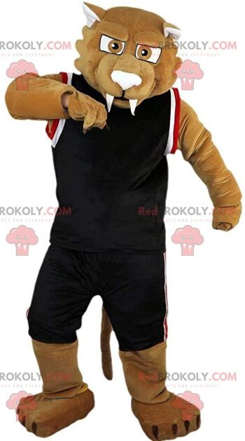 Mascotte de tigre REDBROKOLY, puma marron, costume de félin sauvage / REDBROKO_011458 3