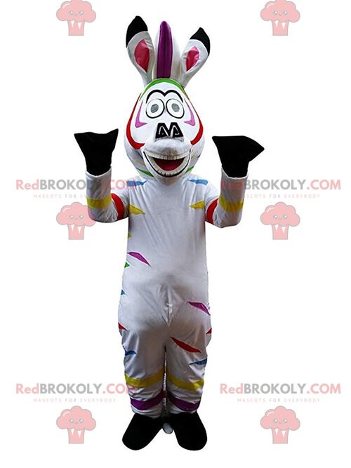 REDBROKOLY mascot Marty, the famous cartoon zebra / REDBROKO_011524