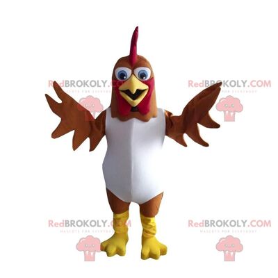 Appetizing birthday cake REDBROKOLY mascot, holiday costume / REDBROKO_011552