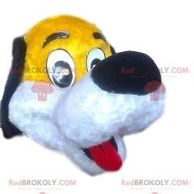 Coquette mucca REDBROKOLY mascotte con le sue bellissime macchie nere / REDBROKO_011652