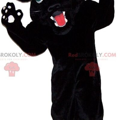Mascotte de monstre poilu noir REDBROKOLY / REDBROKO_011817