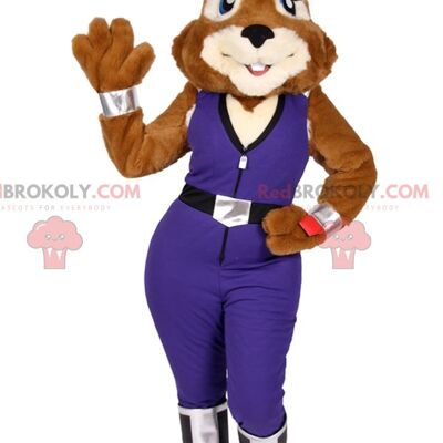 tiger REDBROKOLY mascot in beachwear / REDBROKO_011839