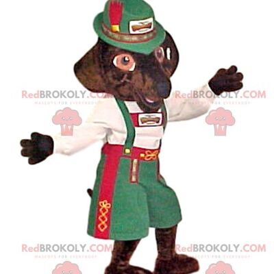 Berührender beiger Teddybär REDBROKOLY Maskottchen / REDBROKO_011877