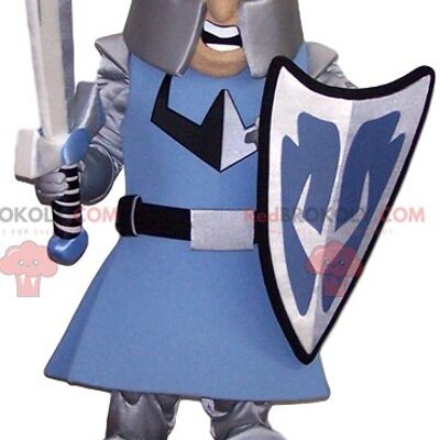 Knight REDBROKOLY mascot with his shield / REDBROKO_011904