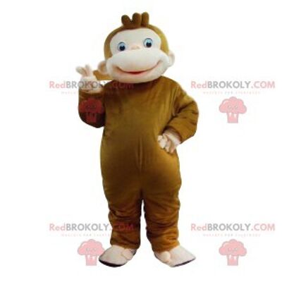 Clown REDBROKOLY mascot with a patchwork costume / REDBROKO_012044