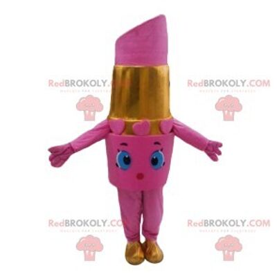 Mascota Playmobil REDBROKOLY en ropa de trabajo naranja / REDBROKO_012060