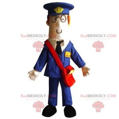 Hombre mascota de REDBROKOLY con jeans y camiseta / REDBROKO_012078