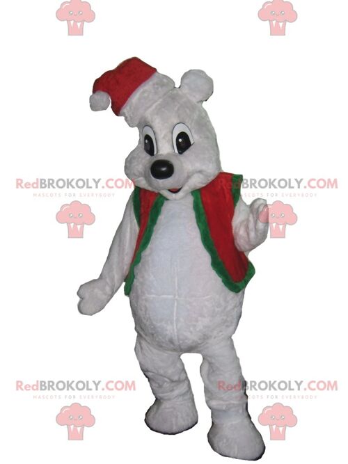 Fir REDBROKOLY mascot with its decoration. Christmas tree costume / REDBROKO_012122