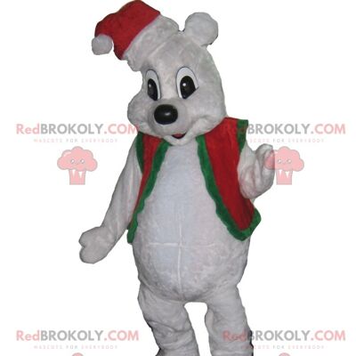 Tanne REDBROKOLY Maskottchen mit seiner Dekoration. Weihnachtsbaumkostüm / REDBROKO_012122