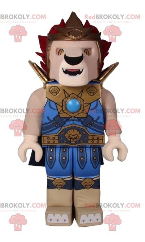 Playmobil knight REDBROKOLY mascot. Knight costume / REDBROKO_012185