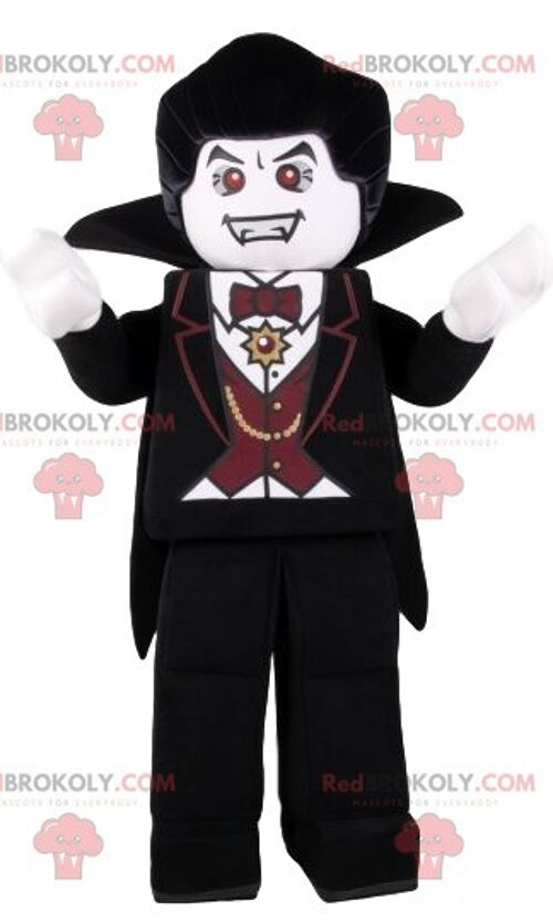 Playmobil REDBROKOLY mascot storekeeper in black work clothes / REDBROKO_012192