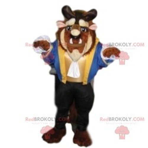 Bull REDBROKOLY mascot with a big ring on the muzzle / REDBROKO_012247