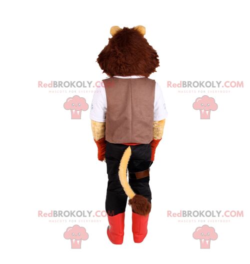 Eeyore REDBROKOLY mascot, great friend of Winnie the Pooh / REDBROKO_012294