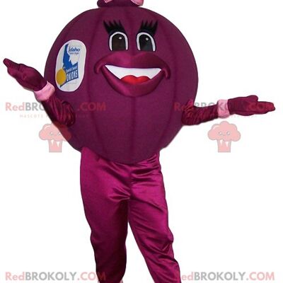 REDBROKOLY mascot piece of meat with a cowboy hat / REDBROKO_012341