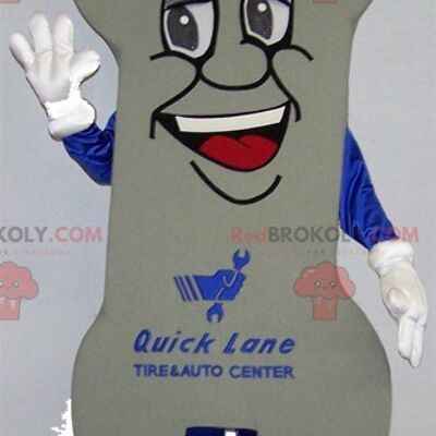 Brown rat REDBROKOLY mascot in a sports jersey. Rat costume / REDBROKO_012383