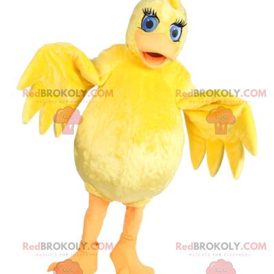 White duck REDBROKOLY mascot in casual dress / REDBROKO_012431