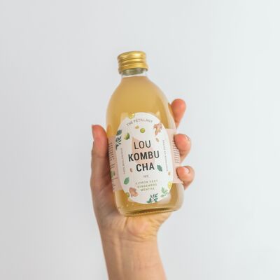 Lou Kombucha n ° 2 - Lima, Menta, Jengibre 50cl