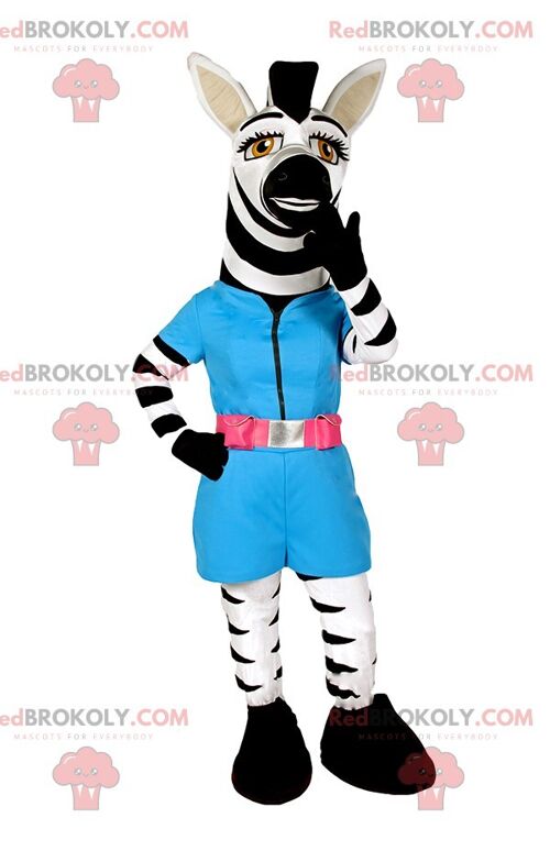 REDBROKOLY mascot white and blue yeti. Yeti costume / REDBROKO_012524