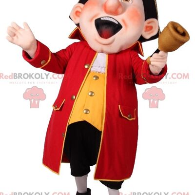 Scoiattolo mascotte REDBROKOLY con una maglia rossa. Costume da scoiattolo / REDBROKO_012554