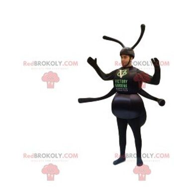 Mascotte de caribou REDBROKOLY avec un gros museau. Déguisement caribou / REDBROKO_012558