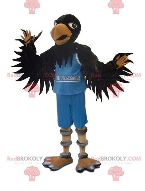 Multicolored phoenix REDBROKOLY mascot. Phoenix costume / REDBROKO_012622