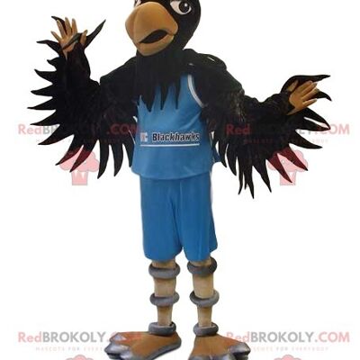 Multicolored phoenix REDBROKOLY mascot. Phoenix costume / REDBROKO_012622