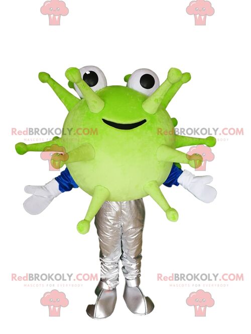 Inflatable white snowman REDBROKOLY mascot / REDBROKO_012653