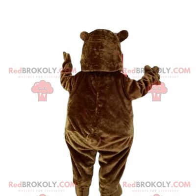 Mascotte REDBROKOLY dell'orso bruno. Costume da orso bruno / REDBROKO_012764