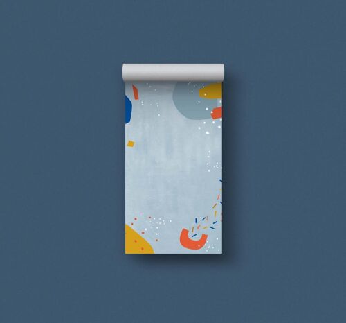 kleiner Notizblock // Muster blau