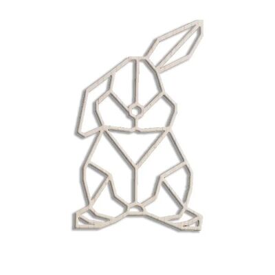 Geometrisch konijn - Blank Neegroot