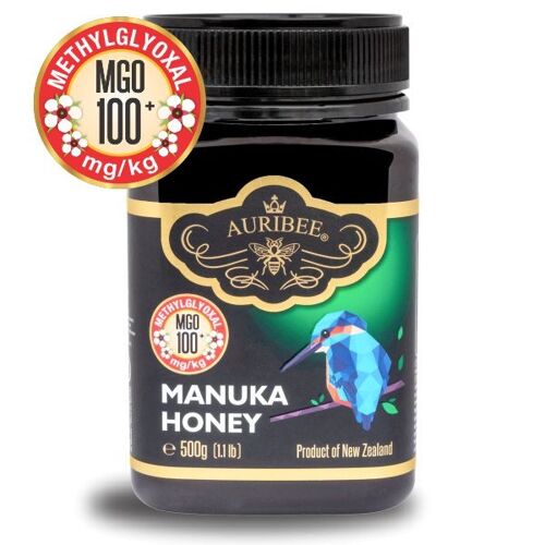 100% Pure, rauwe Manuka Honing MGO 100+ (500 gram)