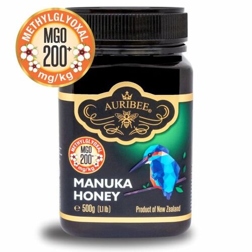 100% Pure, rauwe Manuka Honing MGO 200+ (500 gram)