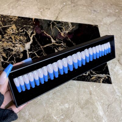 Lux Beauty Nails - Línea Sonrisa Azul