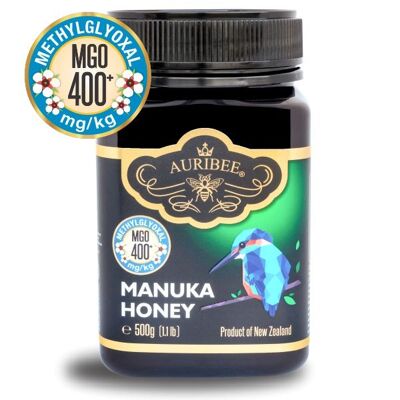 100% Pure, rauwe Manuka Honing MGO 400+ (500 gram)