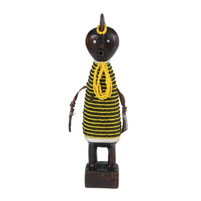 Muñeca "Namji" amarillo y negro