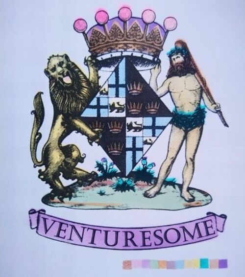 Venturesome Screenprint Coat of Arms