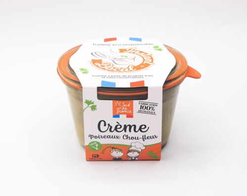 Crème poireau et chou fleur