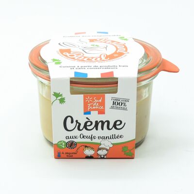 Crème aux oeufs vanillée