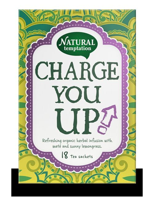 Charge you up - kruidenthee met maté en citroengras