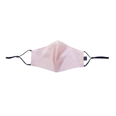 100% mulberry silk face mask -  pink
